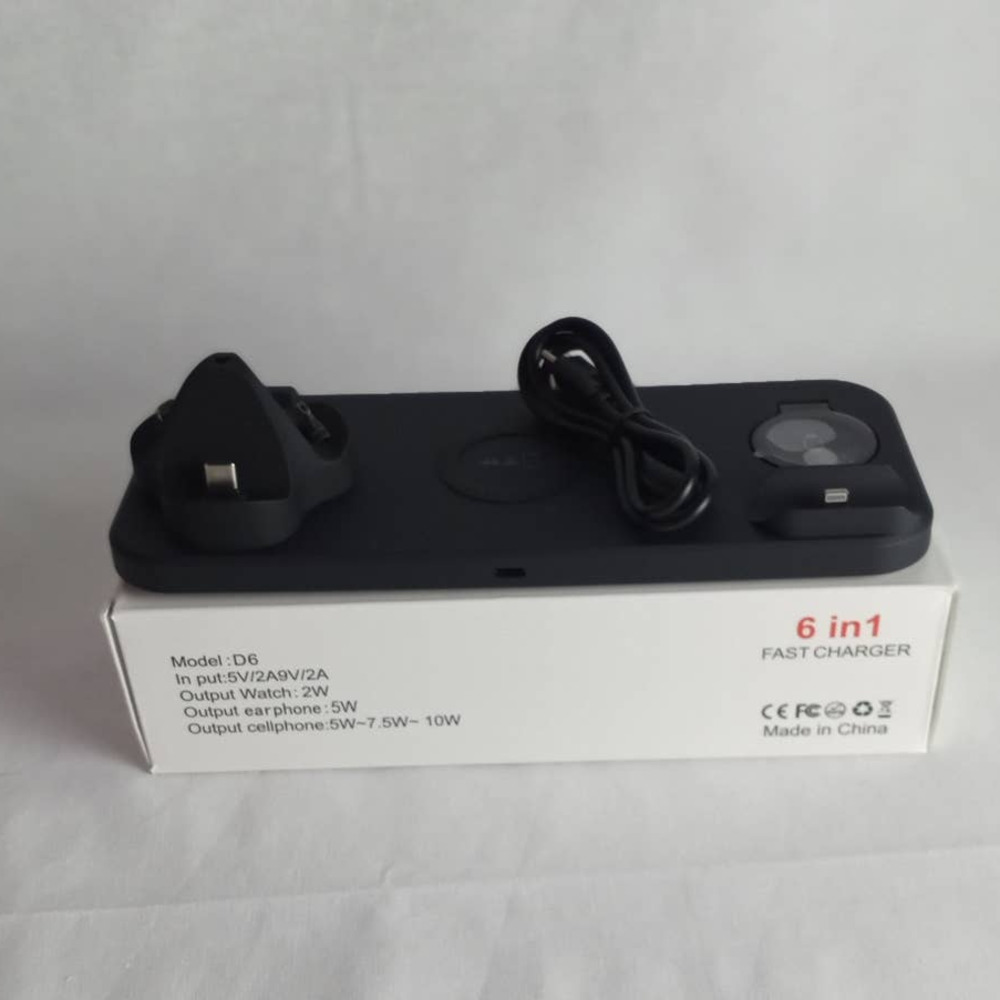 6 n 1 charger dock apple/android